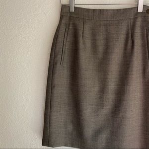 GIORGIO ARMANI pure wool vintage pencil skirt 40